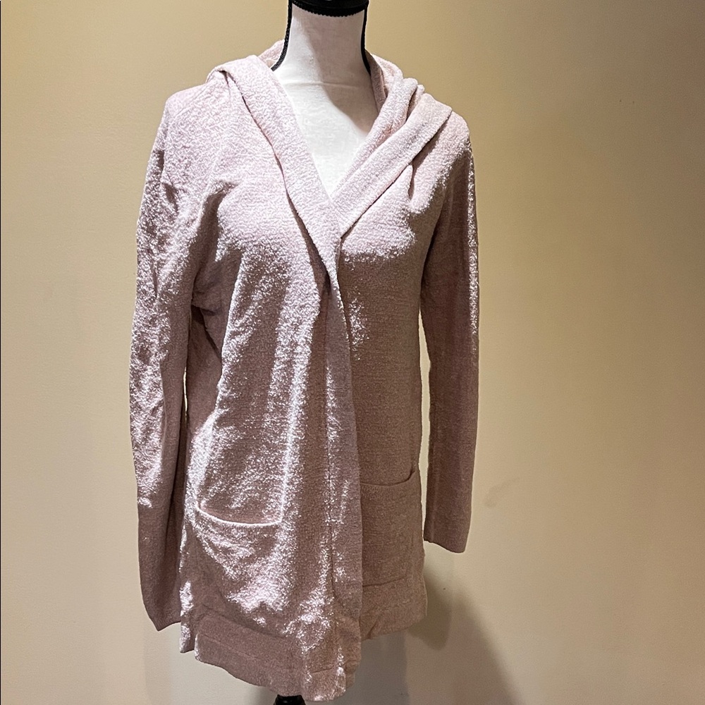 Barefoot Dreams CozyChic Lite Cardigan in Soft Pink